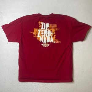 Monster Garage Zip Zero Nada T Shirt Mens 2XL Red Cotton‎